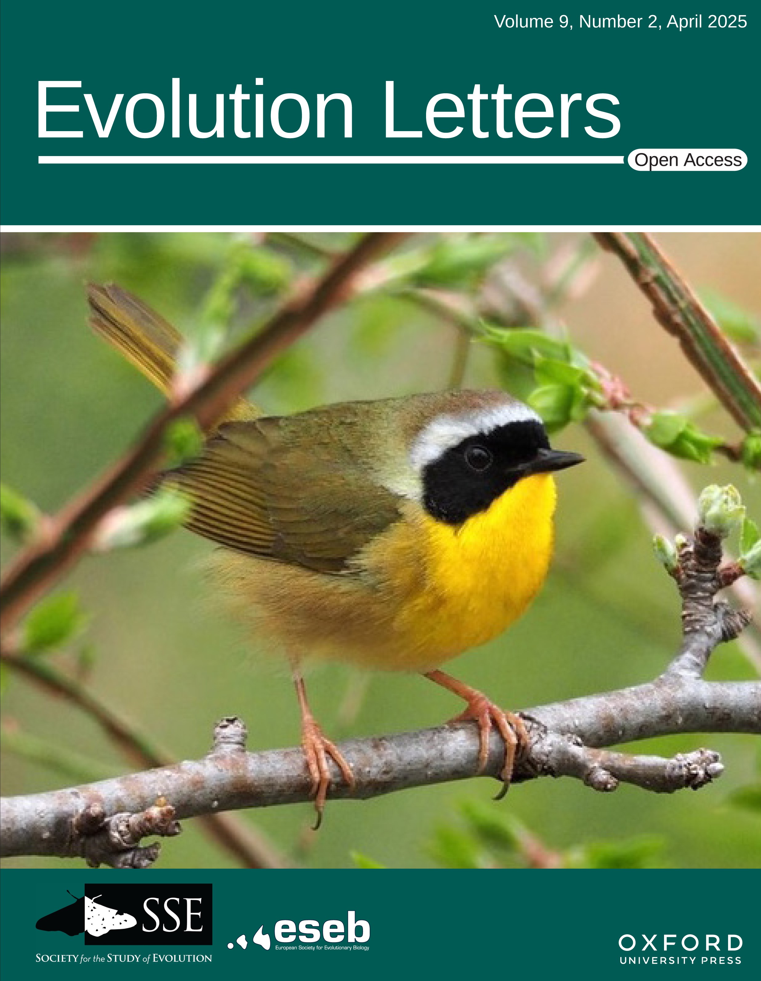 Evolution Letters journal cover
