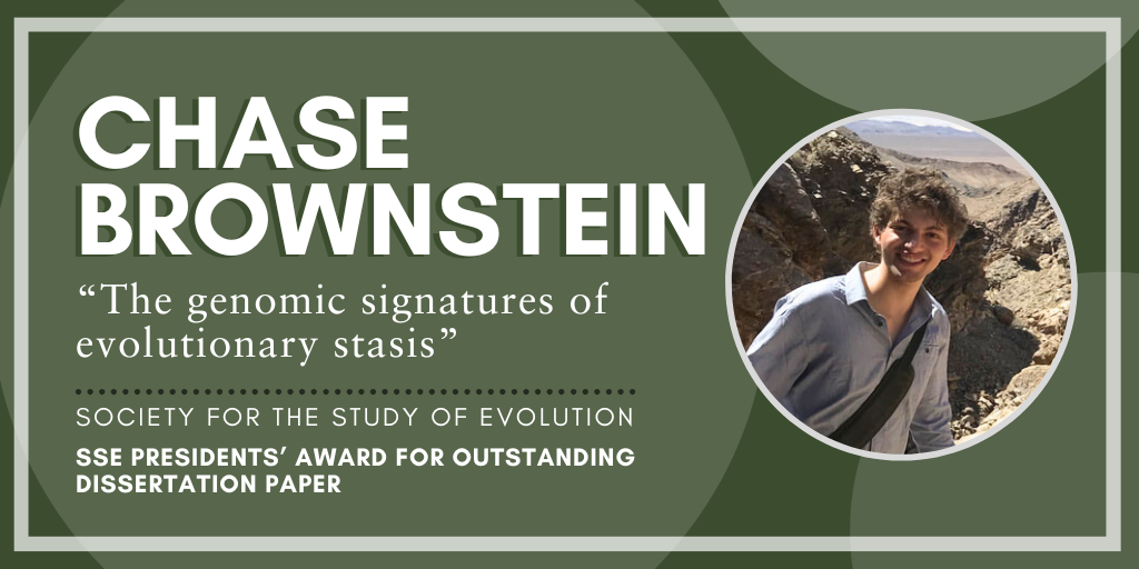 Headshot of Chase Brownstein. Text: Chase Brownstein, 